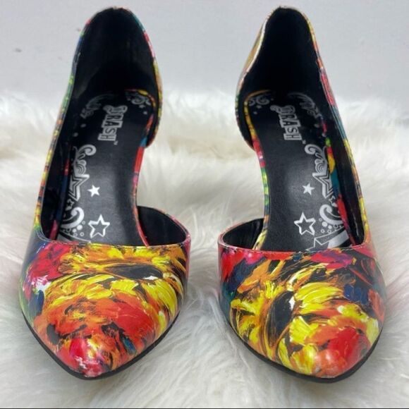 Brash | floral daisy pointy toe pump 6.0,heel 3 1/2“ colorful - Picture 8 of 8